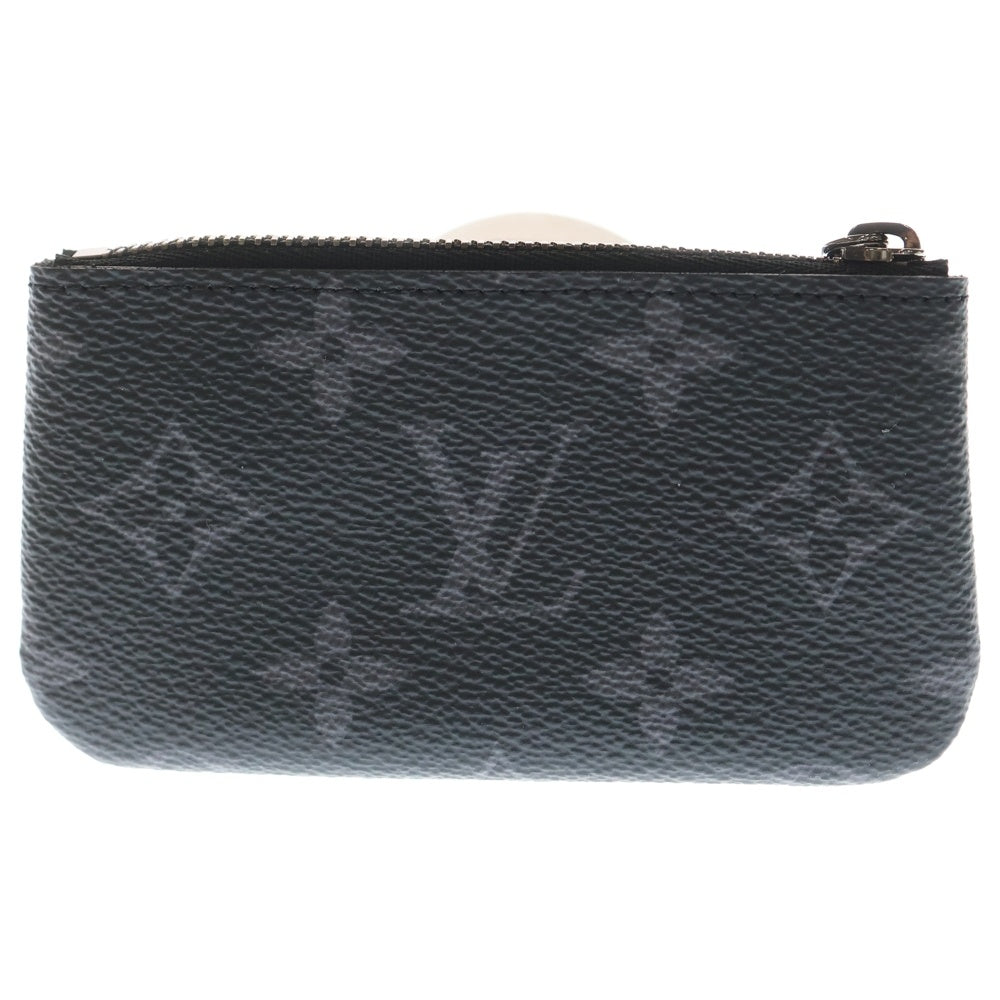 LOUIS VUITTON(ルイヴィトン) モノグラムエクリプス ポシェットクレ M80905 ブラック PVC キーリング コインケース レディース