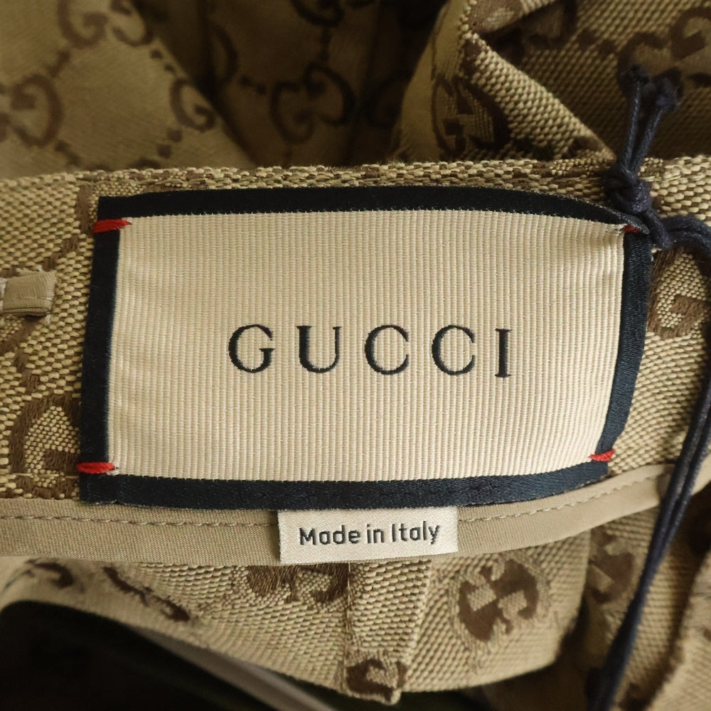 GUCCI(グッチ) ホースビット GGキャンバスパンツ ベージュ 681507 Z8AWK レディース