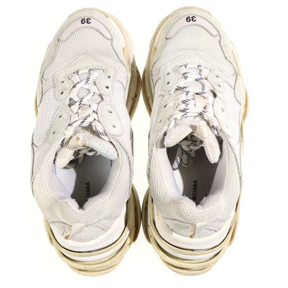 BALENCIAGA(バレンシアガ) トリプルS ローカットシューズ スニーカー アイボリー