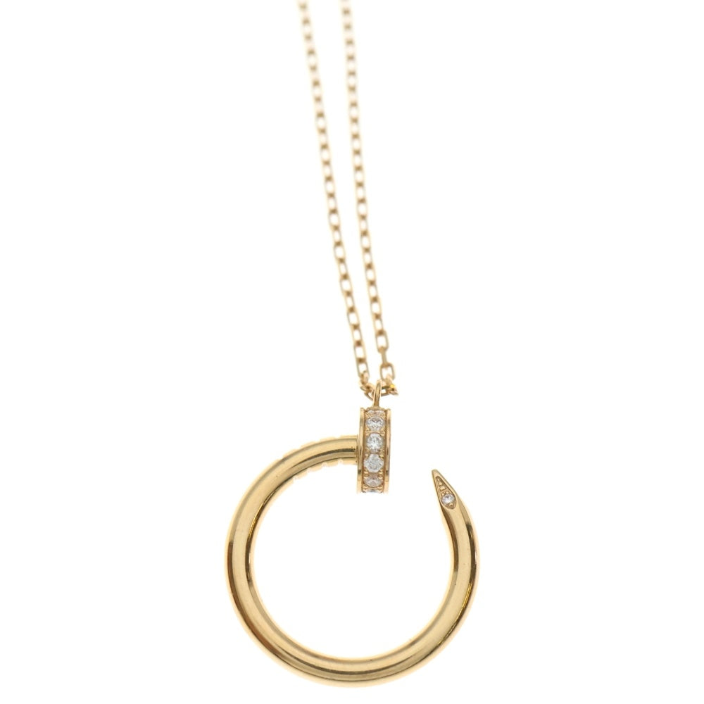 Cartier(カルティエ) ジュスト アンクル ダイヤネックレス ペンダント K18 Au750 PG ピンクゴールド B7224513 レディース