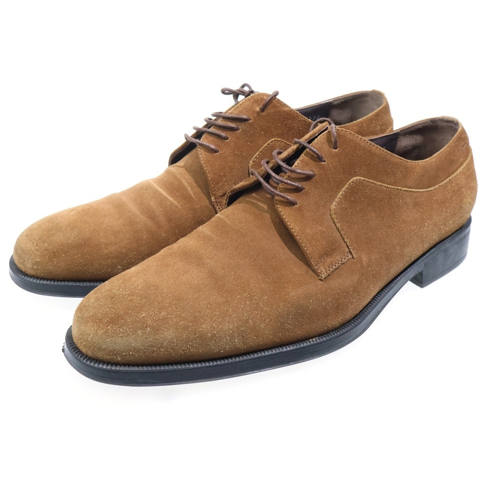 Salvatore Ferragamo(サルヴァトーレ フェラガモ) プレーントゥ スウェードレザーシューズ ブラウン