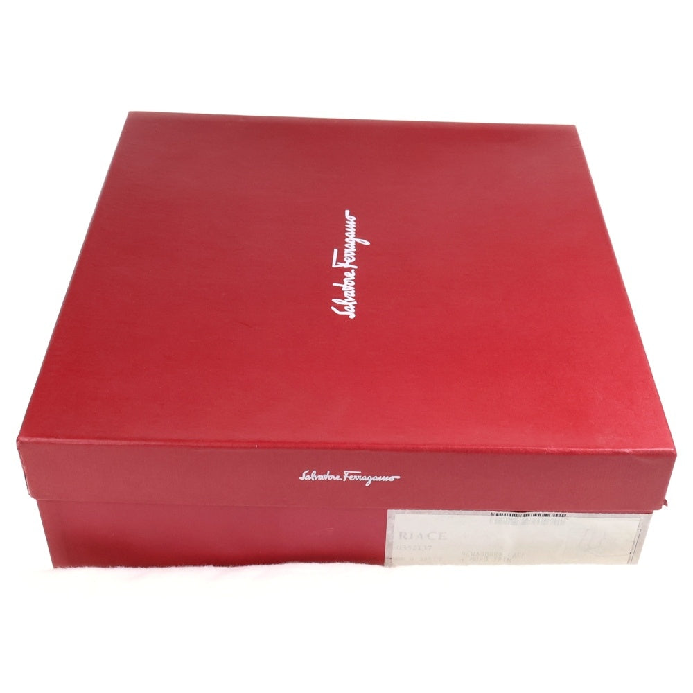 Salvatore Ferragamo(サルヴァトーレ フェラガモ) サイドジップレザーブーツ ブラウン