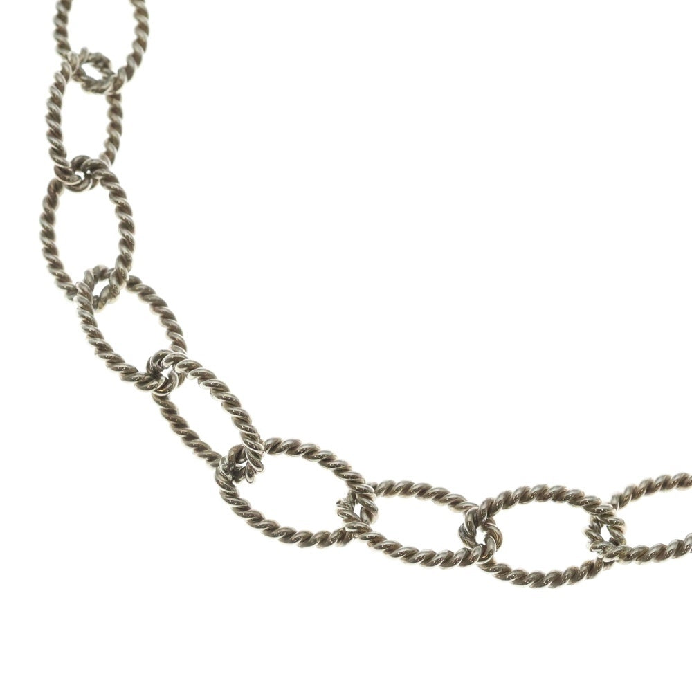 TIFFANY & Co.(ティファニー) ツイスト ロングロープ ネックレス ペンダント チェーン シルバー 925 41.6g レディース