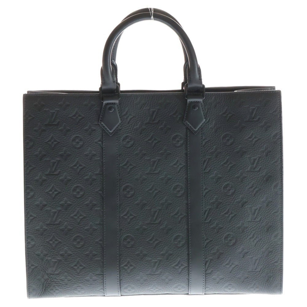 LOUIS VUITTON(ルイヴィトン) トリヨン モノグラム サックプラ トートバッグ ハンドバッグ ブラック レザー M24786 ブラック金具