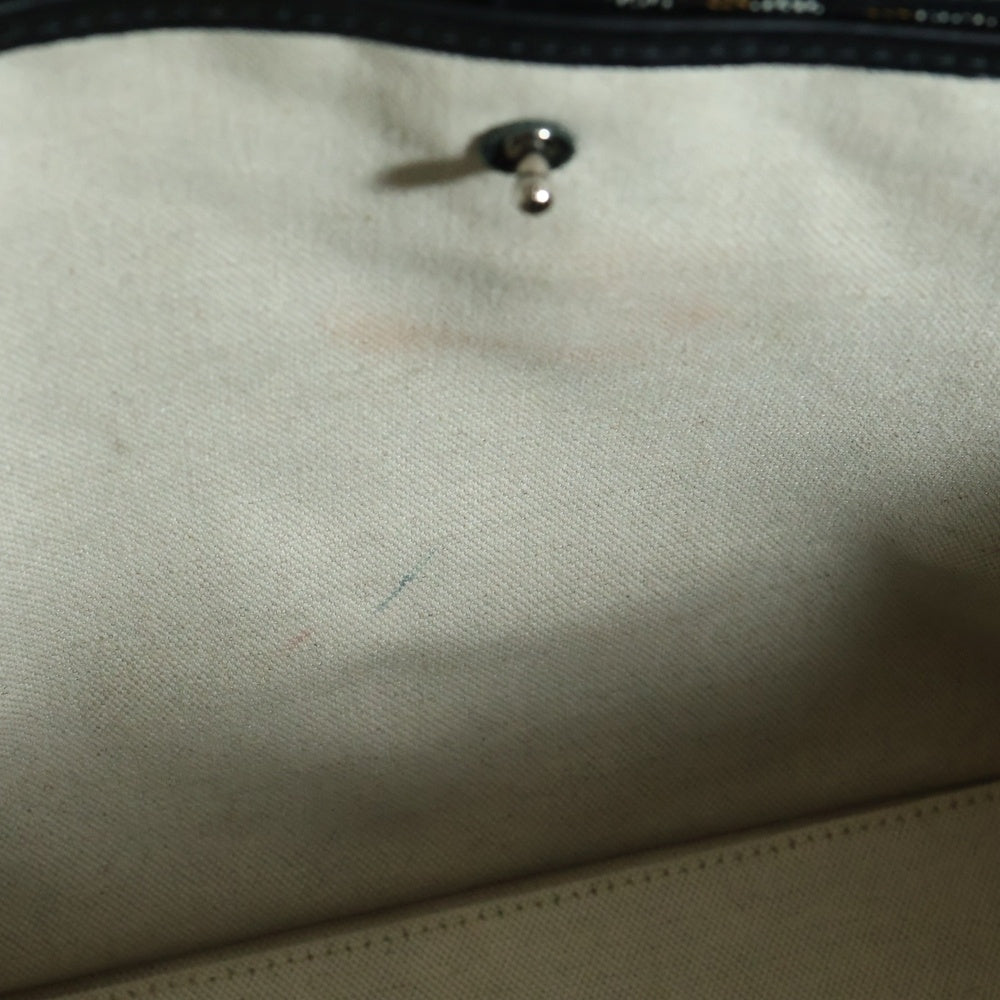 GOYARD(ゴヤール) ベルシャスビヨードPM レザー PVCコーティングキャンバス トートバッグ ブラック/ブラウン レディース