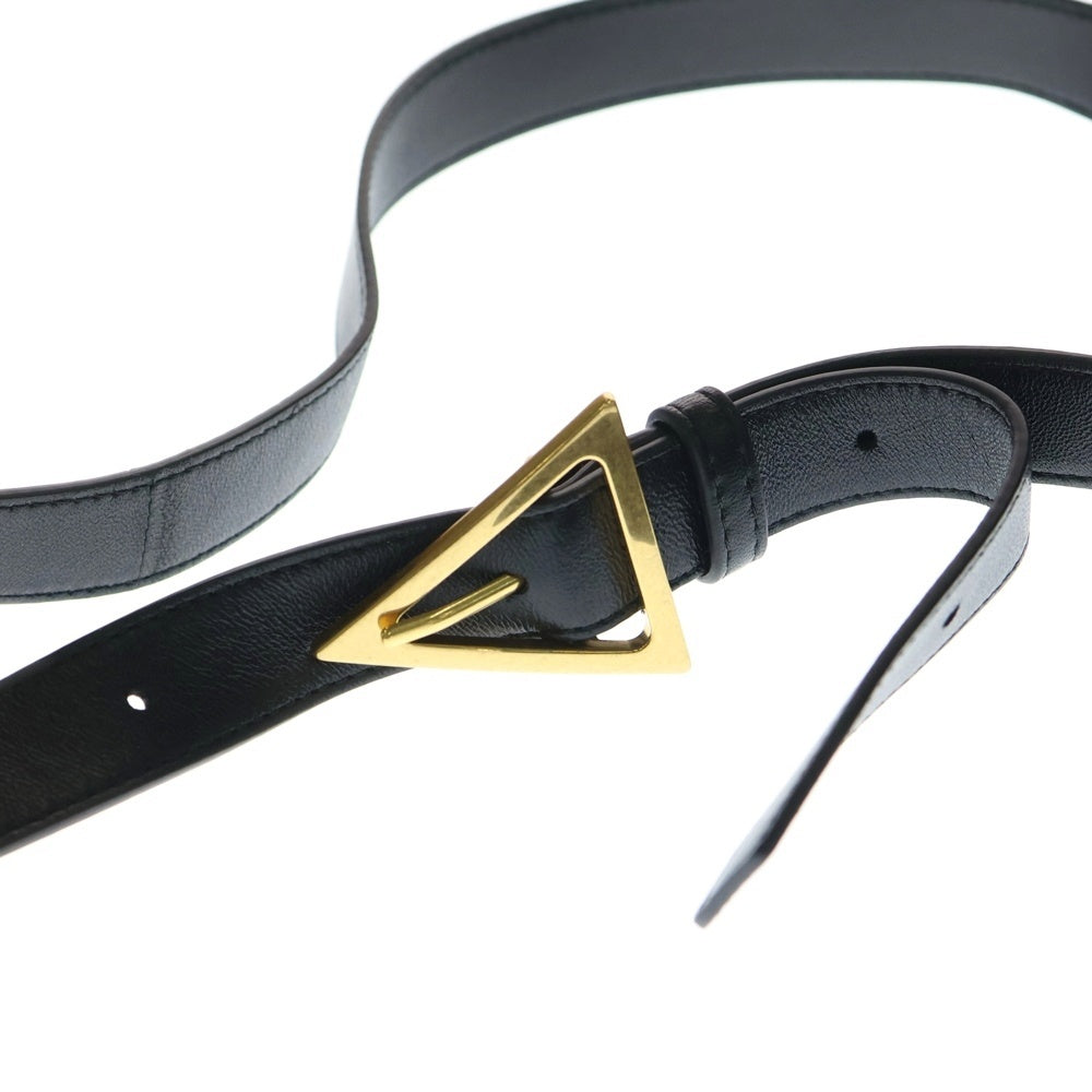 BOTTEGA VENETA(ボッテガヴェネタ) カセット ショルダーバッグ ブラック レザー ゴールド金具 レディース