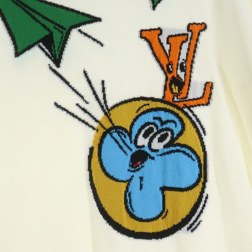 LOUIS VUITTON(ルイヴィトン) モノグラムコミックス クルーネック ショートスリーブ 半袖Tシャツ RM231 HA0 HON97W