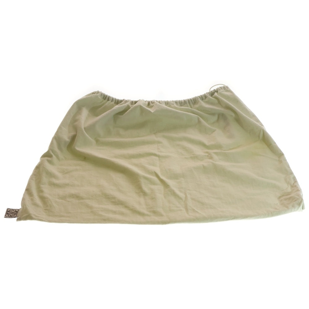 LOEWE(ロエベ) ゴヤ ライオン リュックサック バックパック ブラウン レザー シルバー金具 レディース