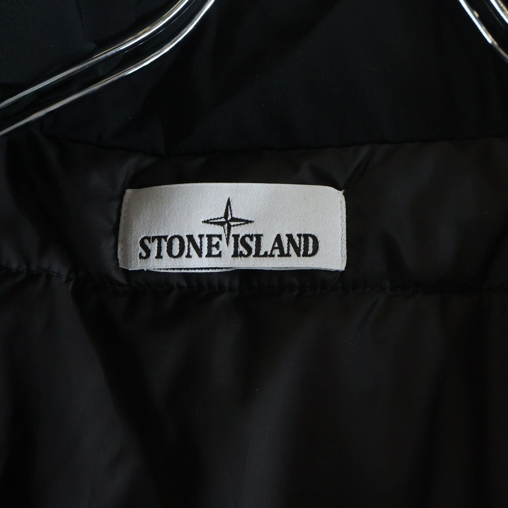STONE ISLAND(ストーンアイランド) POLYESTER MICRO TWILL ポリエステルマイクロ ダウンジャケット ブラック 811543426