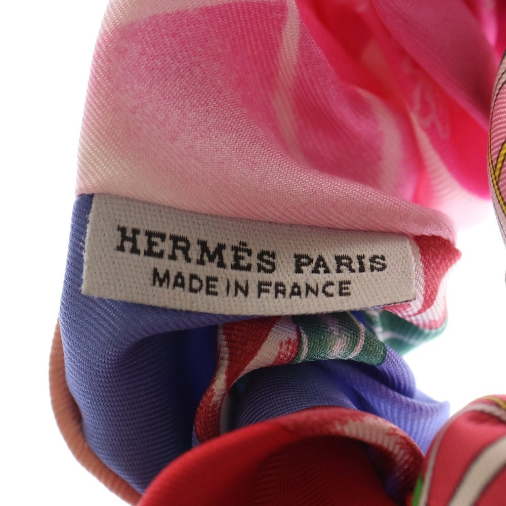 HERMES(エルメス) シュシュ シルク ヘアゴム ピンク レディース