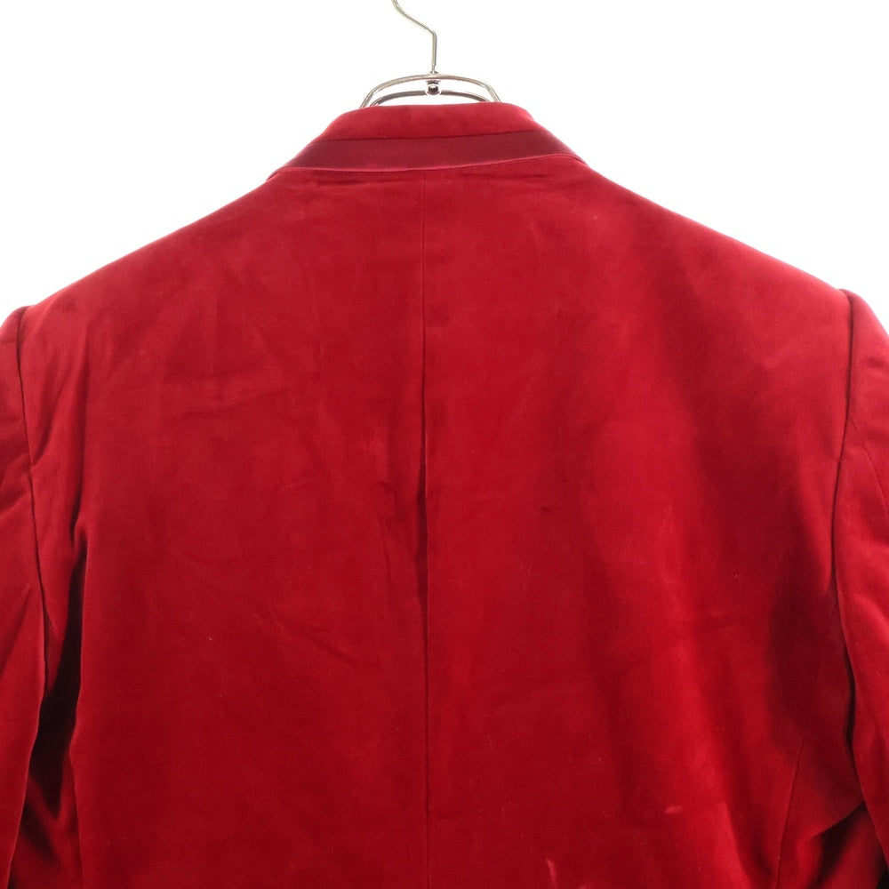 GUCCI(グッチ) ベルベット ピークドラペルシングルジャケット レッド 673899 ZAHW8 レディース