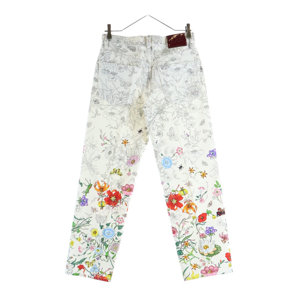 GUCCI(グッチ) フローラプリント パンツ ホワイト 812233 XDDC7 レディース