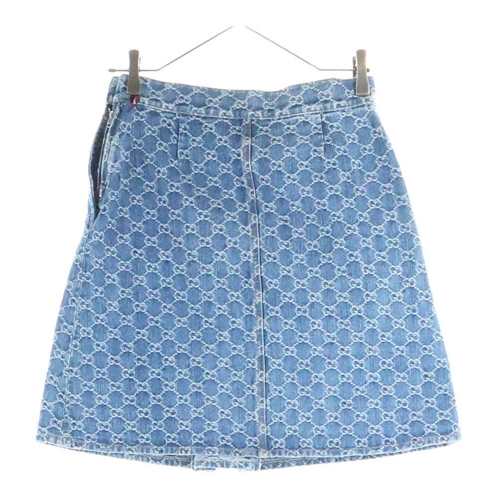 GUCCI(グッチ) GGジャガードデニムスカート インディゴ 791386 XDCZE レディース