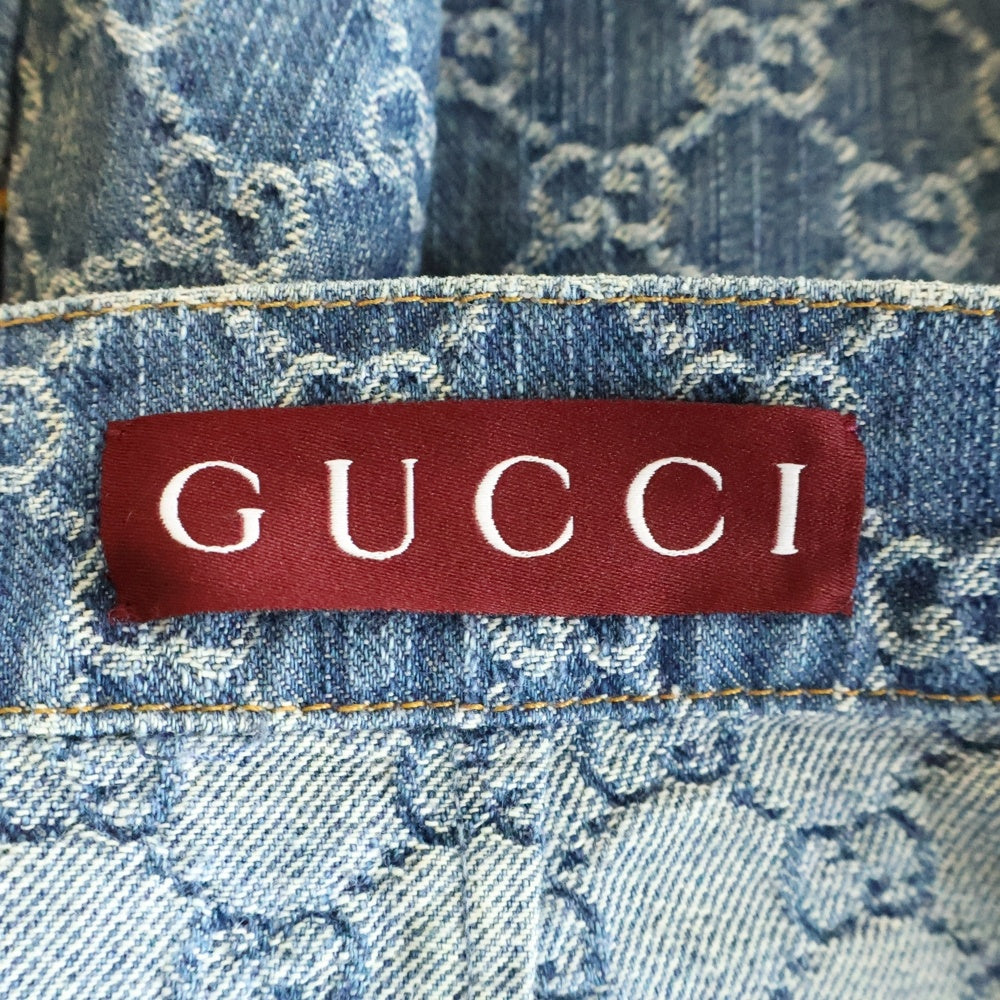 GUCCI(グッチ) GGジャガードデニムスカート インディゴ 791386 XDCZE レディース