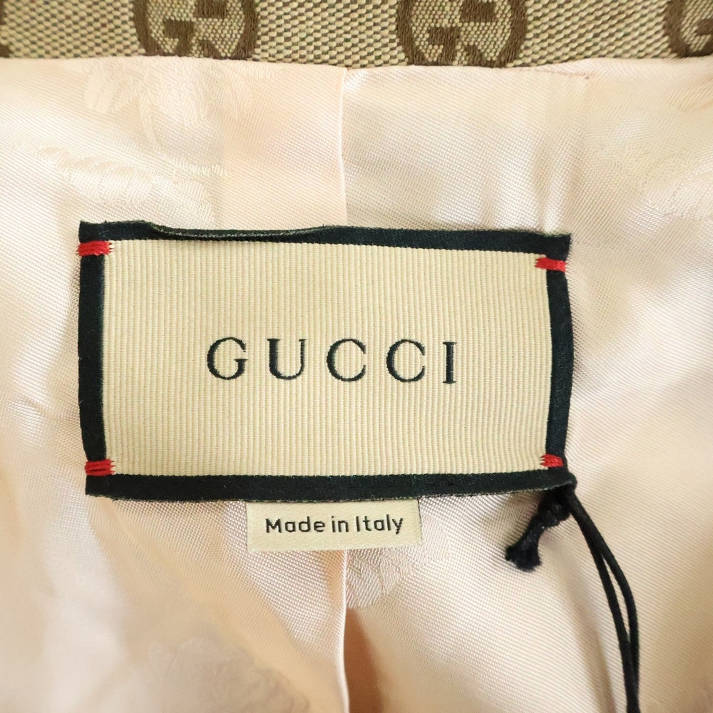 GUCCI(グッチ) GGキャンバス ジャケット ベージュ 682302 Z8AWR 2184 レディース