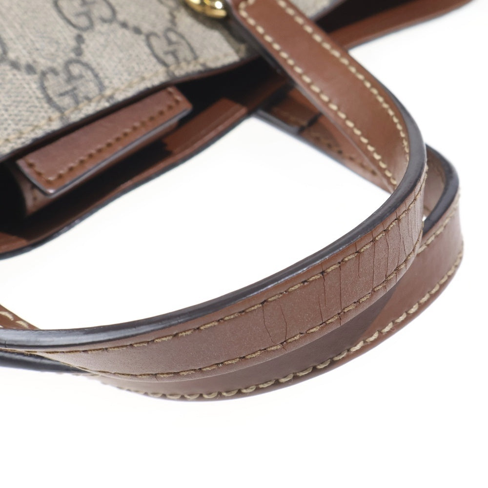 GUCCI(グッチ) GGスプリーム ハンドバッグ ベージュ 473887