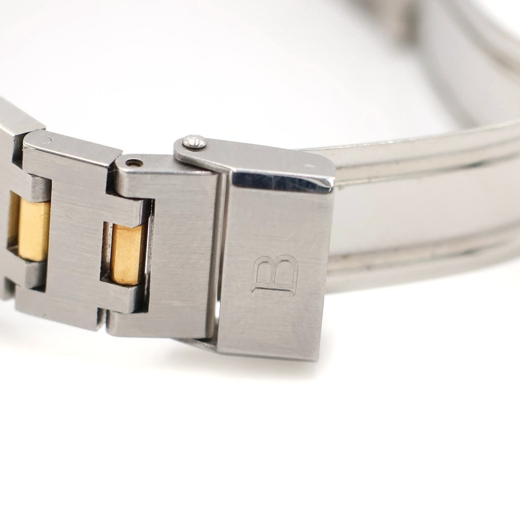 BVLGARI(ブルガリ) ブルガリブルガリ 黒文字盤 ステンレス ゴールド GP クォーツ 腕時計 BB23SGD レディース