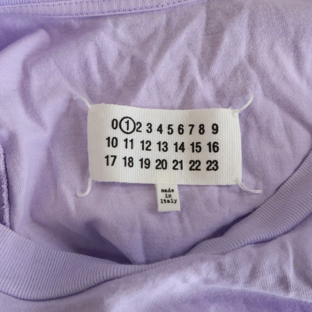 Maison Martin Margiela(メゾンマルタンマルジェラ) 20SS オープンショルダーデザイン ロングスリーブカットソー パープル S51GC0476 レディース
