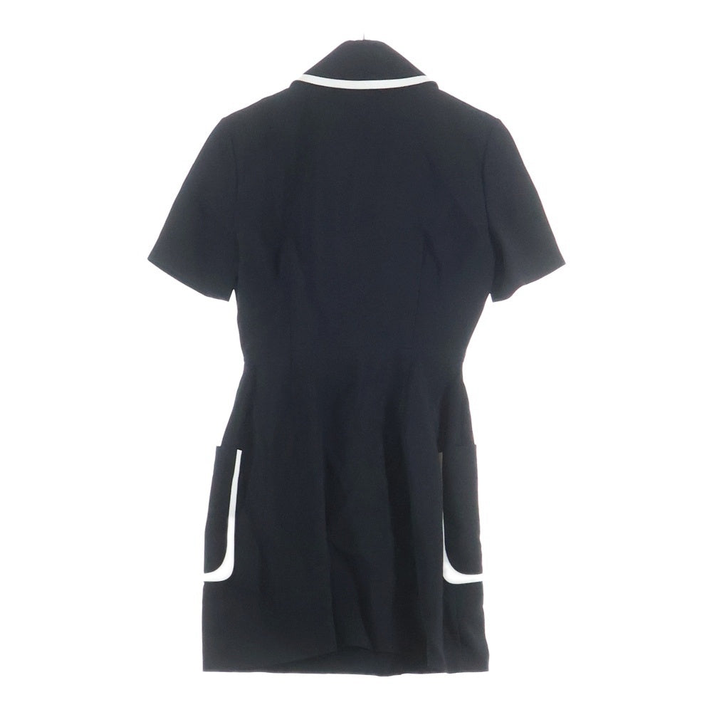 FENDI(フェンディ) バイカラーシャツワンピース ブラック FDA886 レディース