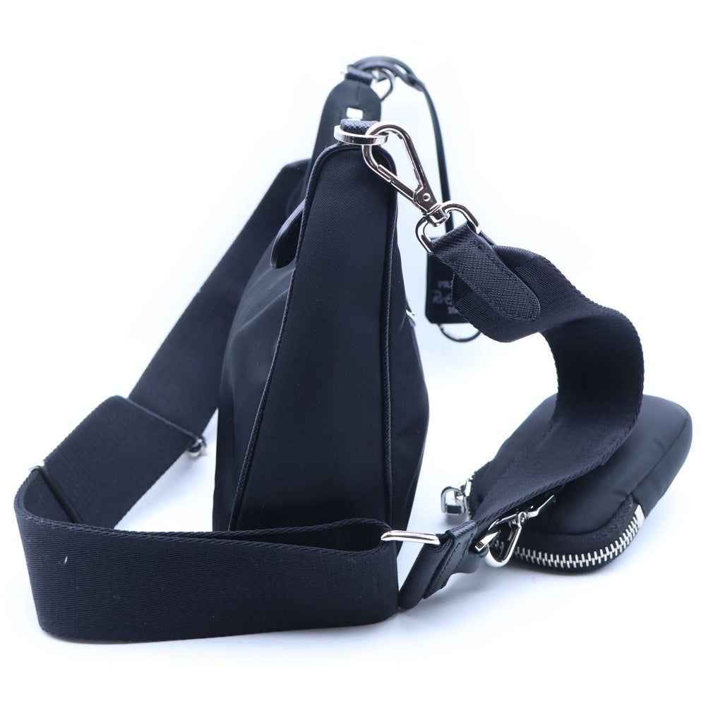 PRADA(プラダ) Re-Edition 2005 Re-Nylon 2WAY テスート サフィアーノ ナイロン ハンドバッグ ショルダーバッグ ブラック 1BH204 レディース