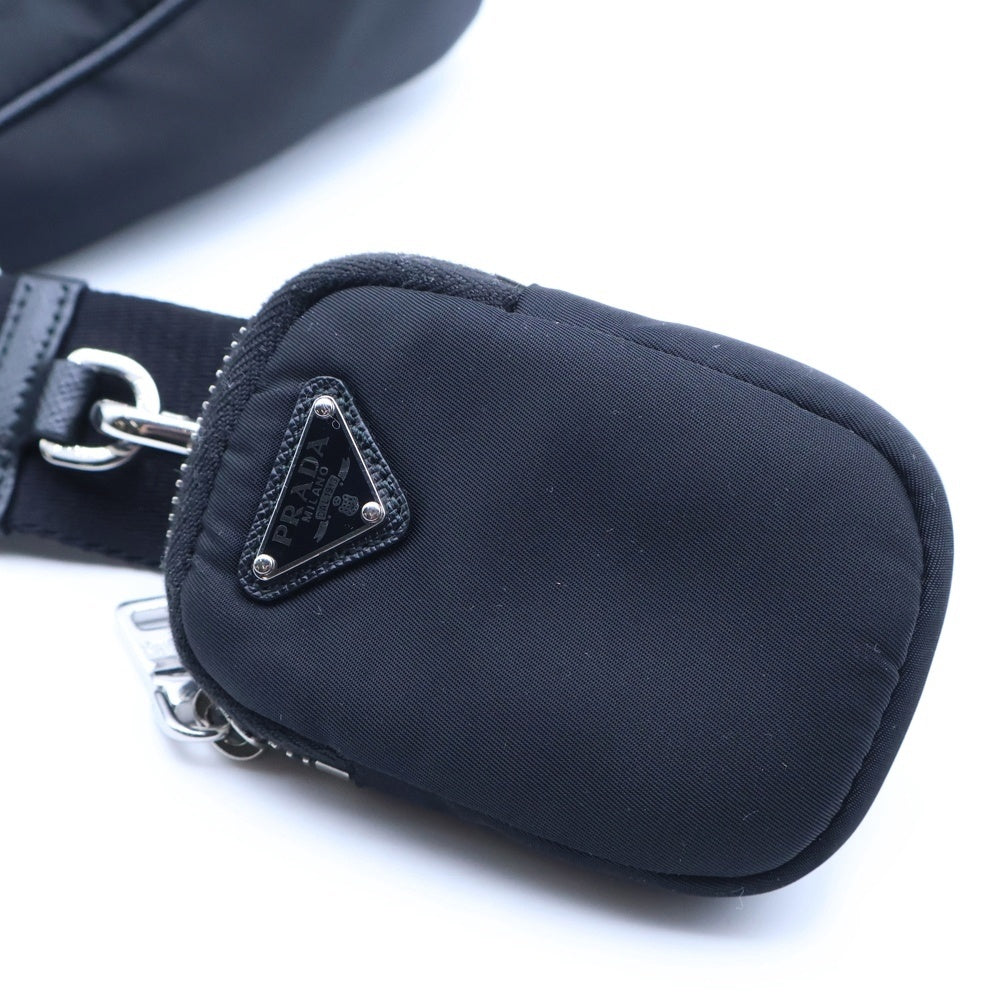 PRADA(プラダ) Re-Edition 2005 Re-Nylon 2WAY テスート サフィアーノ ナイロン ハンドバッグ ショルダーバッグ ブラック 1BH204 レディース