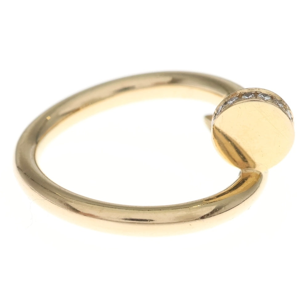 Cartier(カルティエ) ジュストアンクル パヴェ ダイヤリング K18 Au750 PG ピンクゴールド 指輪 レディース