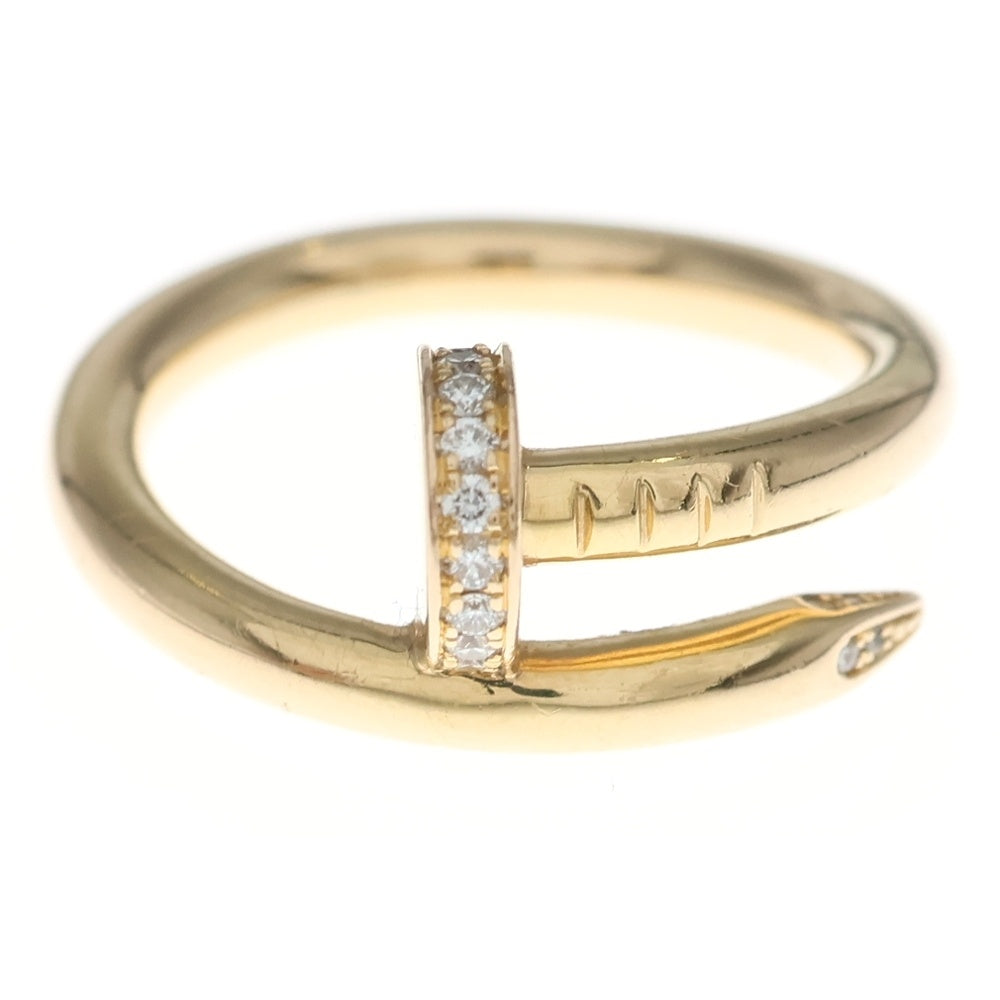 Cartier(カルティエ) ジュストアンクル パヴェ ダイヤリング K18 Au750 PG ピンクゴールド 指輪 レディース