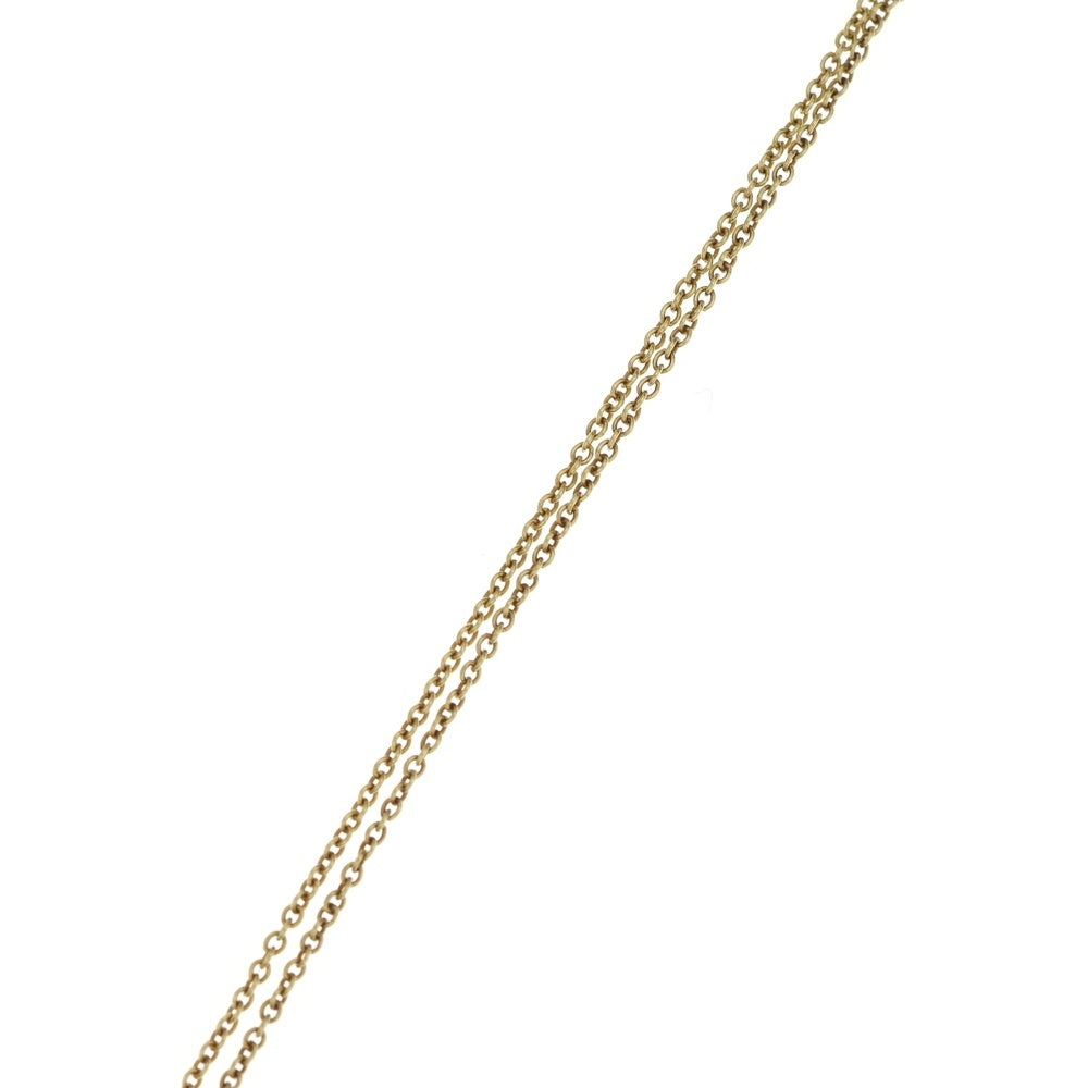 TIFFANY & Co.(ティファニー) エルサ・ペレッティ ダブバード ネックレス ペンダント チェーン ゴールド K18 2.4g レディース