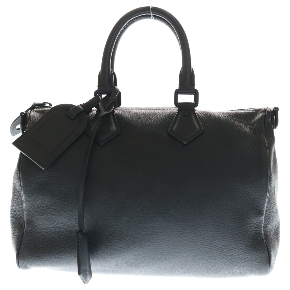 LOUIS VUITTON(ルイヴィトン) モノグラム スピーディ P9 バンドリエール 30 2WAY ポーチ付レザーハンドバッグ ショルダーバッグ ブラック M13904