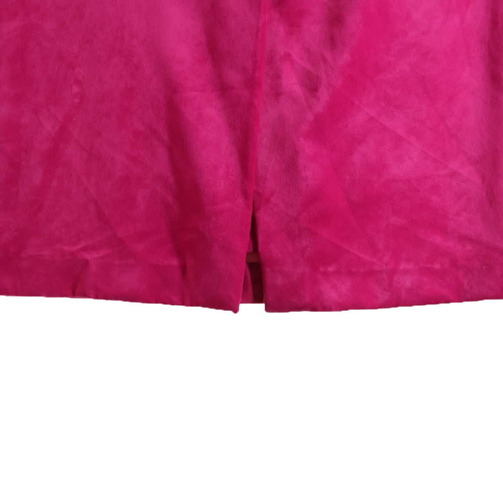 GUCCI(グッチ) ベルト付き ベロア ベルベット スカート ピンク レディース 759756