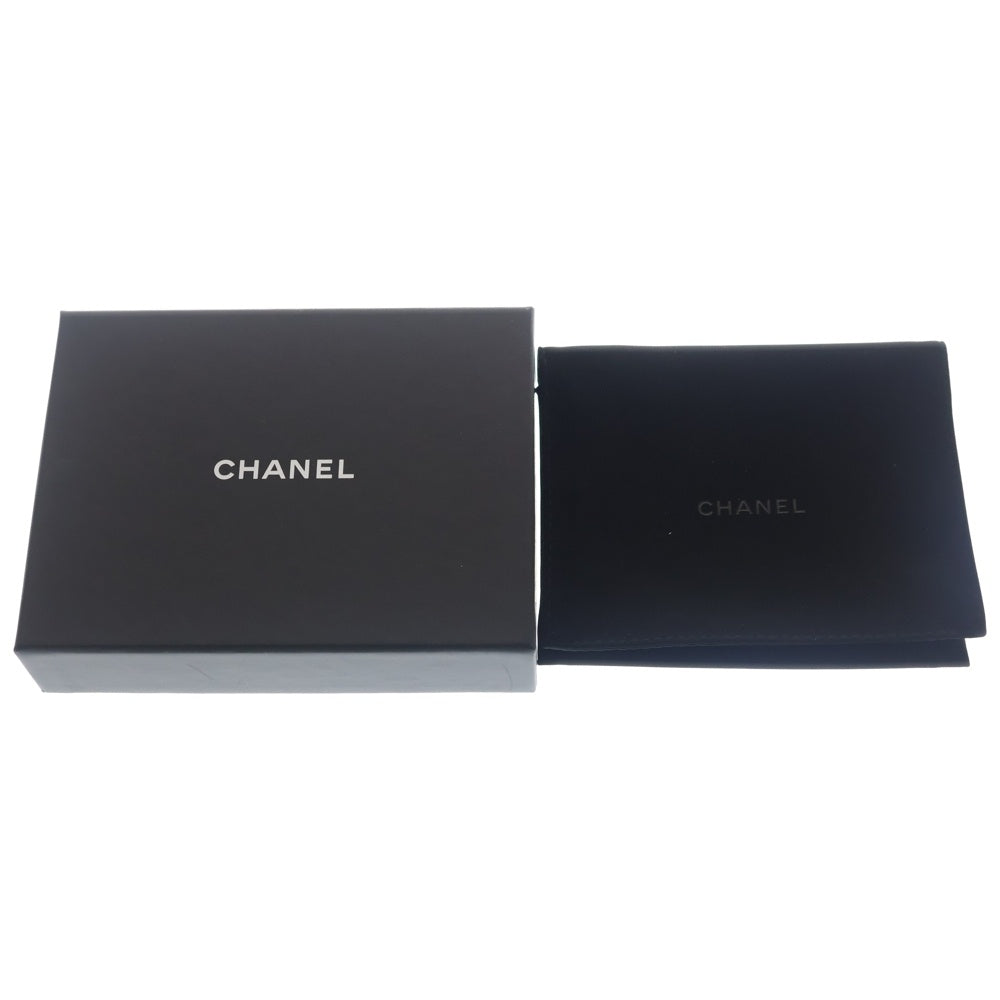 CHANEL(シャネル) マトラッセ フラグメントコインケース カードケース コインケース 小物入れ ブラック キャビアスキン ゴールド金具 レディース