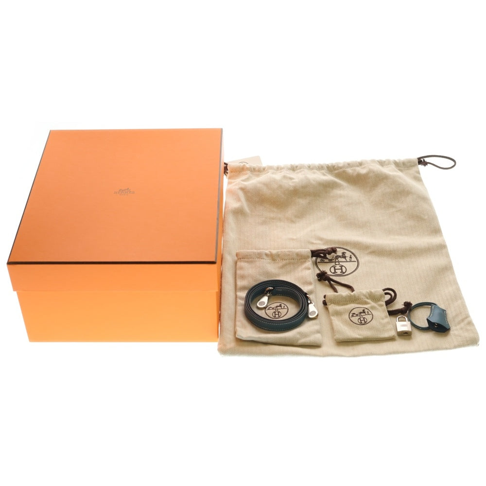 HERMES(エルメス) ケリー25 ニューブルージーン 2WAY ハンドバッグ エプソン シルバー金具 W刻印 レディース