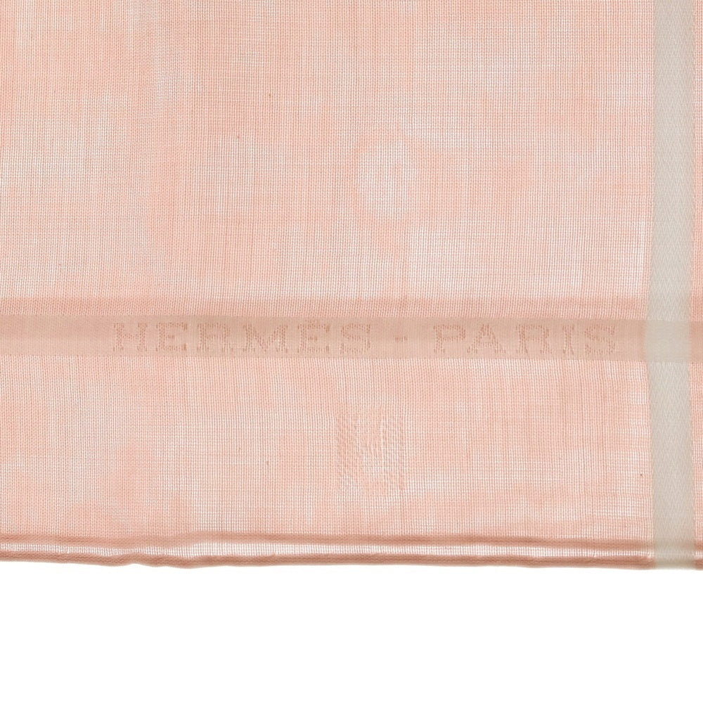 HERMES(エルメス) Hロゴ ハンカチ セット ピンク/グレー レディース