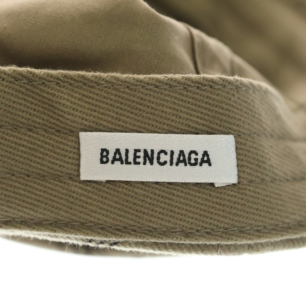 BALENCIAGA(バレンシアガ) BBロゴ モノグラム ベースボールキャップ 帽子 ベージュ