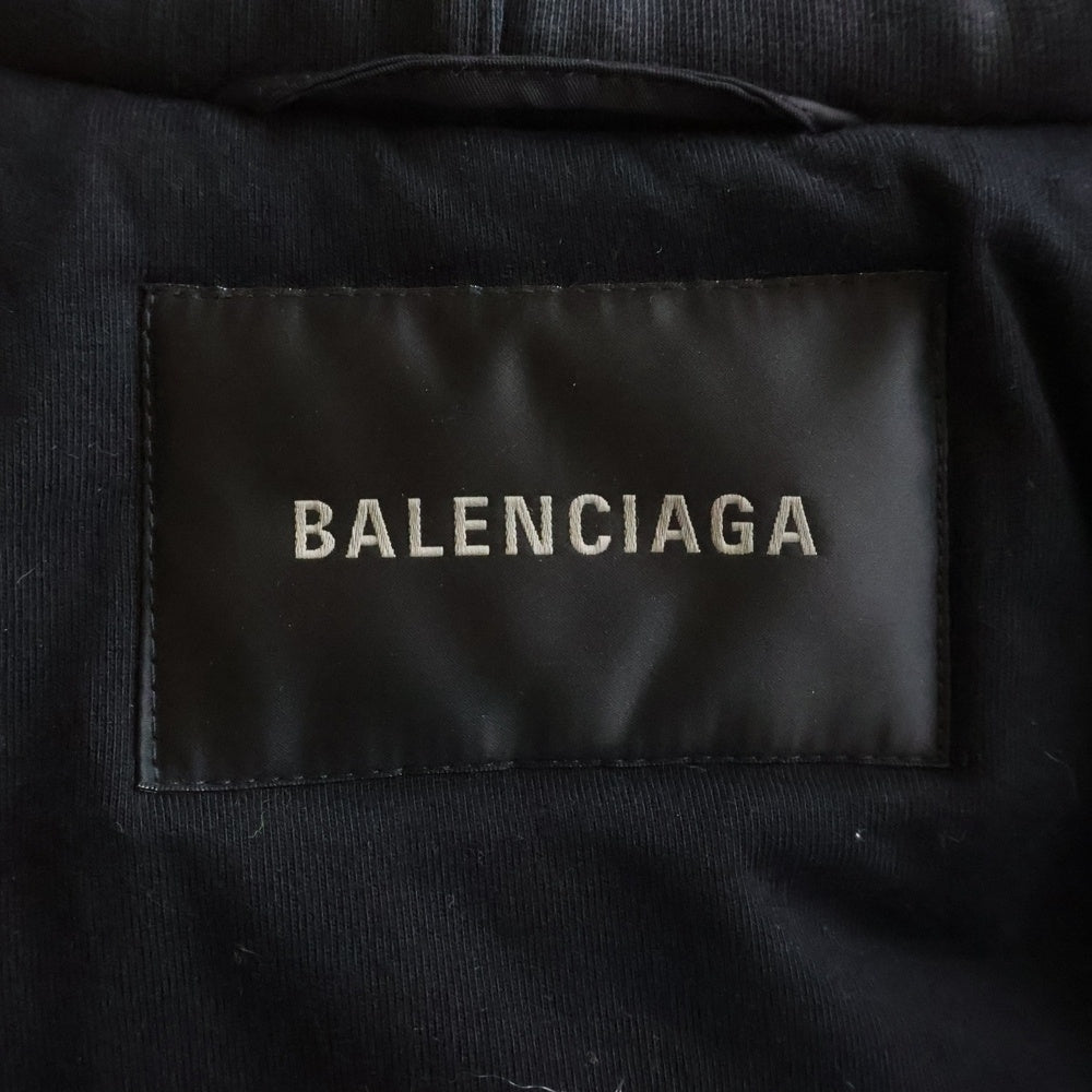 BALENCIAGA(バレンシアガ) フーデッド スタンダードボンバー ジャケット ブラック