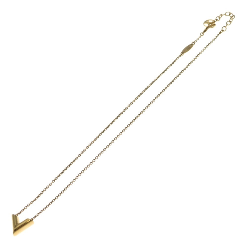 LOUIS VUITTON(ルイヴィトン) エッセンシャルV ネックレス ペンダント チェーン ゴールド GP M61083 レディース