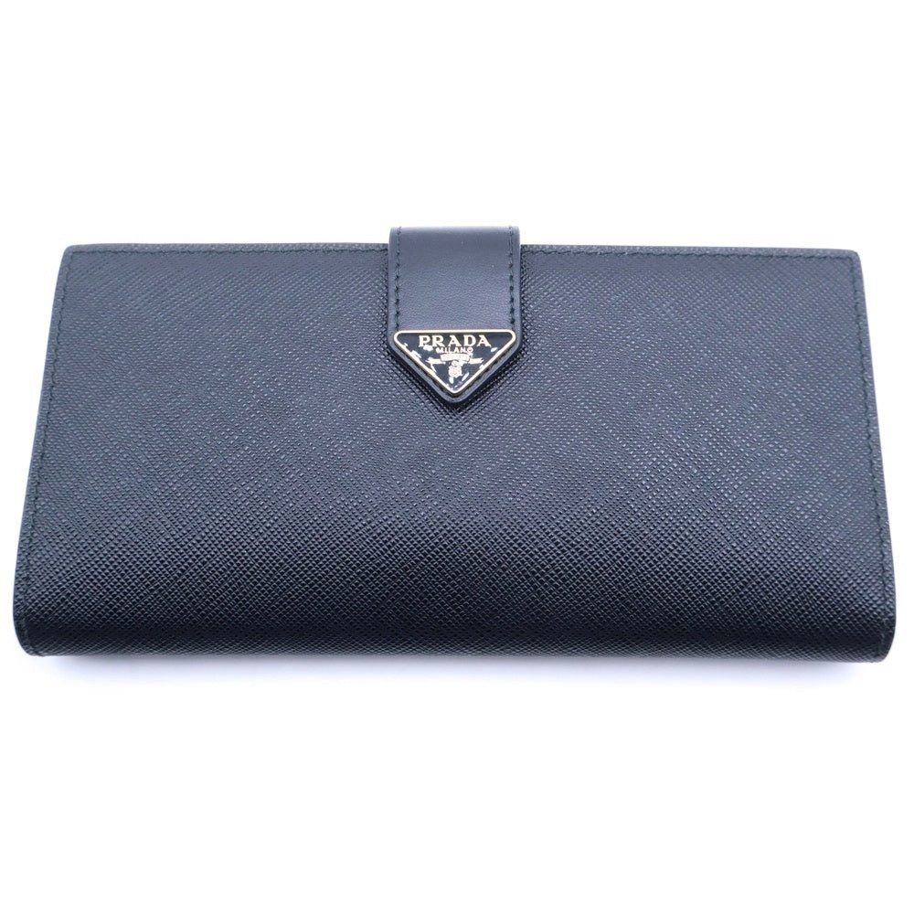 PRADA(プラダ) サフィアーノ 長財布 ロングウォレット カードケース ブラック 1MV025 ゴールド金具
