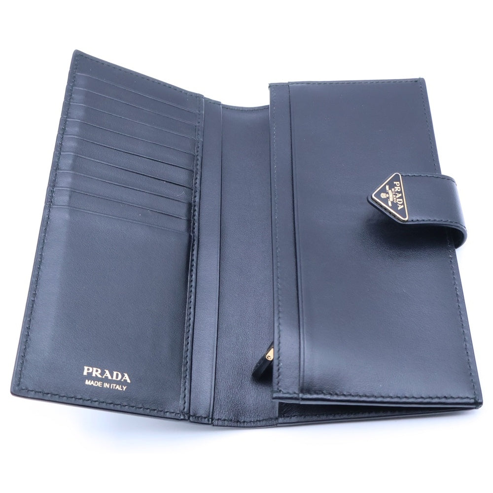 PRADA(プラダ) サフィアーノ 長財布 ロングウォレット カードケース ブラック 1MV025 ゴールド金具