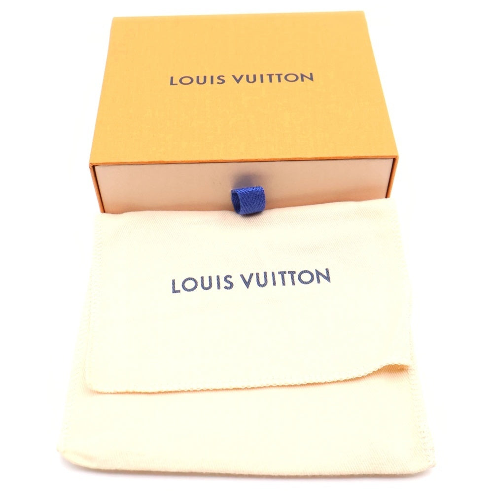LOUIS VUITTON(ルイヴィトン) ポルトフォイユマルコ タイガラマ コンパクトウォレット 二つ折り財布 ターコイズブルー レザー M28394