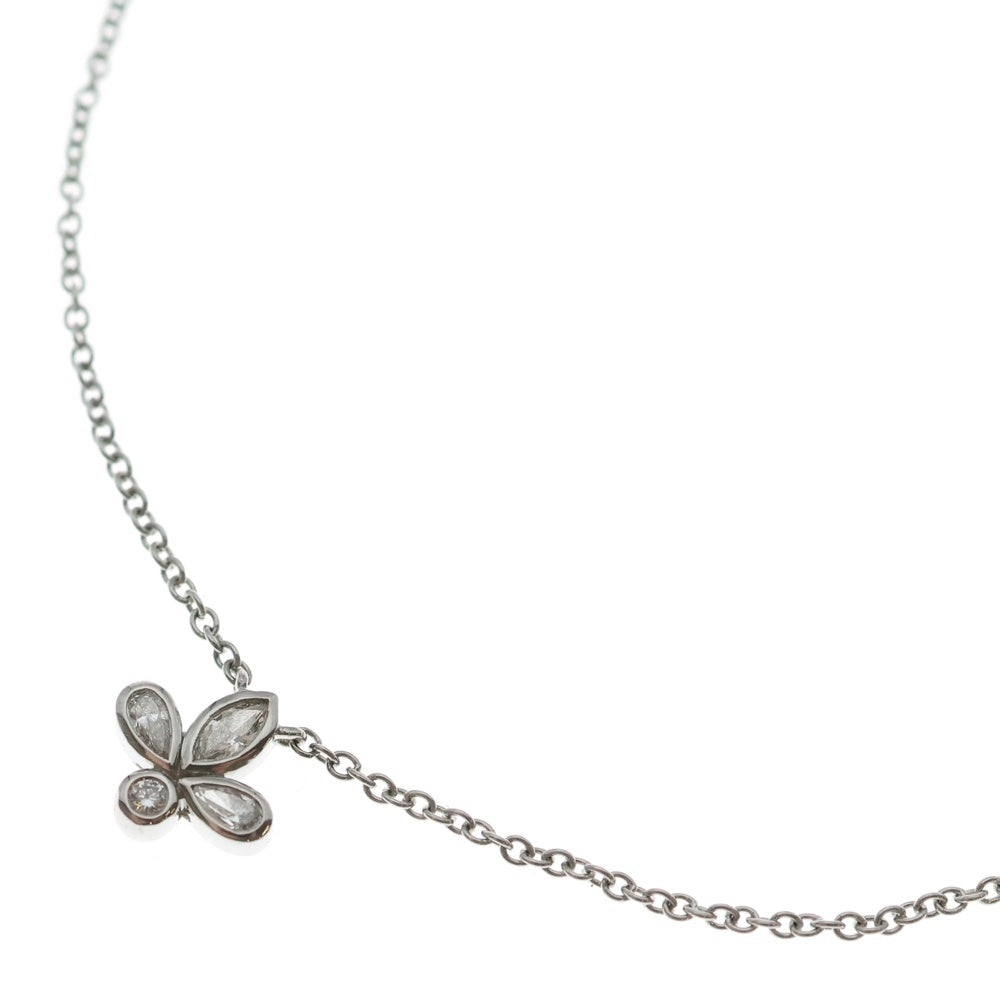 TIFFANY & Co.(ティファニー) フルール ド リス ダイヤネックレス ペンダント チェーン プラチナ Pt950