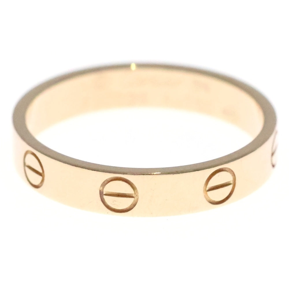 Cartier(カルティエ) ミニラブ リング 指輪 ゴールド Au750YG #54 3.4g