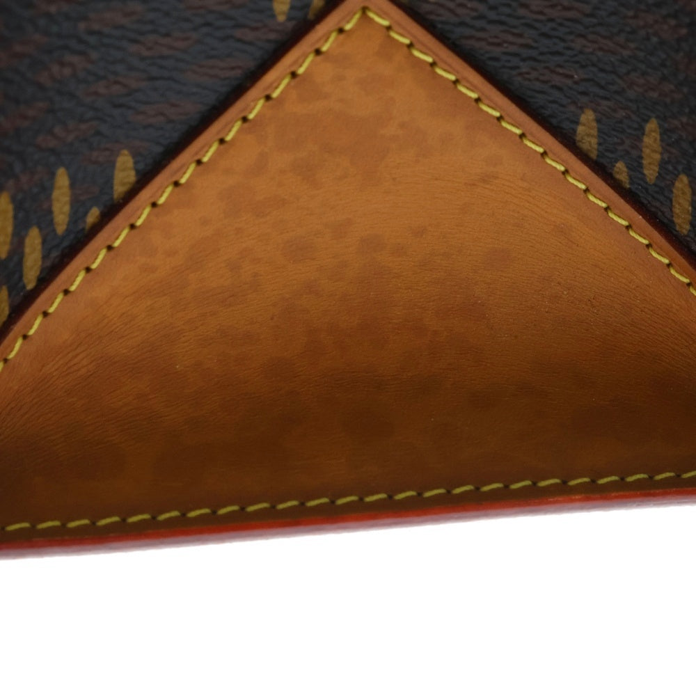 LOUIS VUITTON(ルイヴィトン) ダミエ ジャイアント NIGOコラボ 2WAYバッグ ハンドバッグ トートバッグ ブラウン ミニ トート レザー×PVC N40355 ブラック金具 レディース