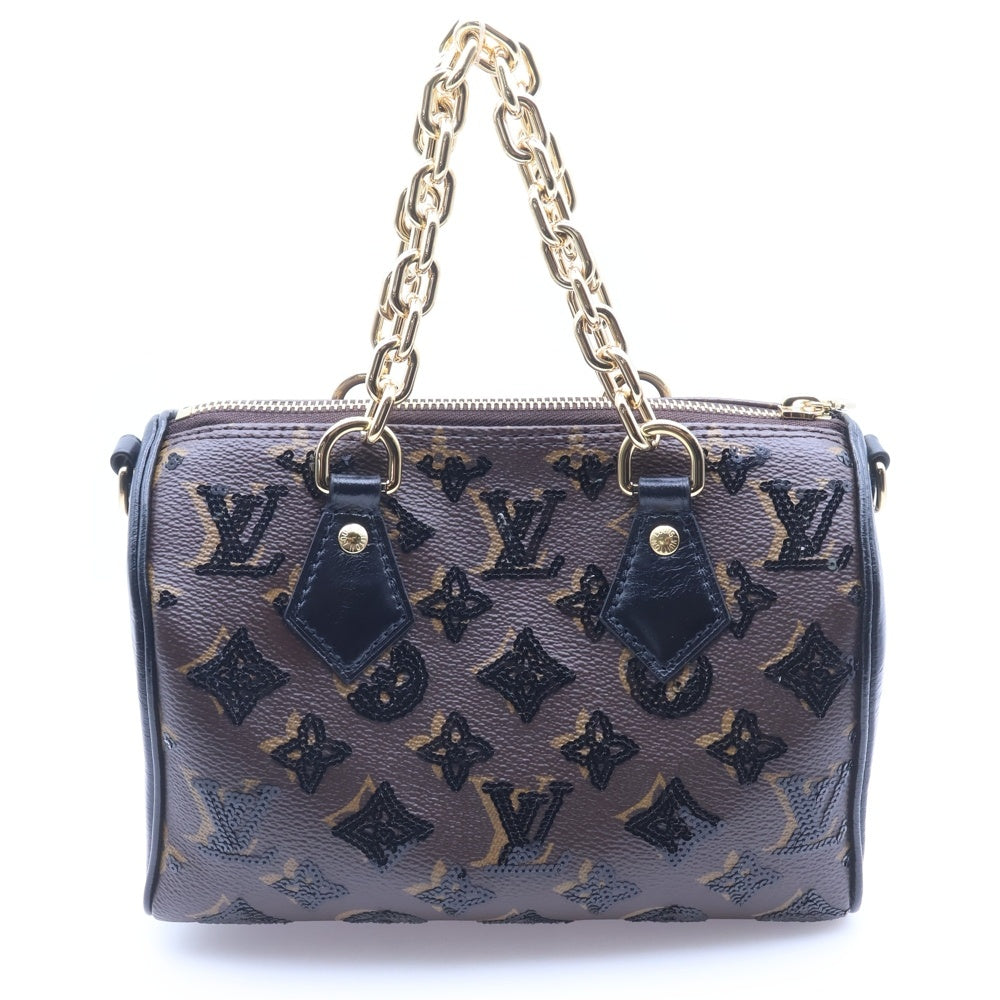 LOUIS VUITTON(ルイヴィトン) モノグラム スパンコール スピーディー バンドリエール 20 2wayハンドバッグ RFID M26314 レディース