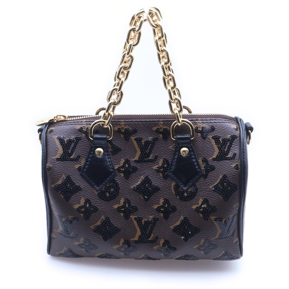 LOUIS VUITTON(ルイヴィトン) モノグラム スパンコール スピーディー バンドリエール 20 2wayハンドバッグ RFID M26314 レディース