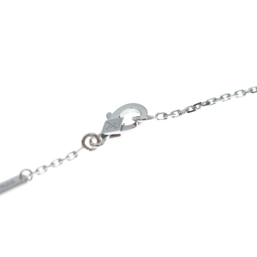 Van Cleef & Arpels(ヴァンクリーフアンドアーペル) ヴィンテージアルハンブラ ギョーシェ ネックレス Au750 K18 WG ホワイトゴールド ペンダント VCARP9XG00