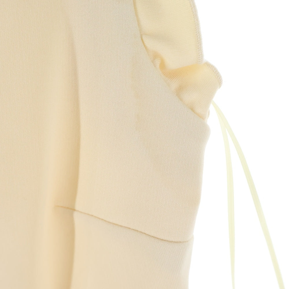 GUCCI(グッチ) シェリーライン ジャージー ノースリーブ フリル ワンピース ドレス ベージュ レディース 434249