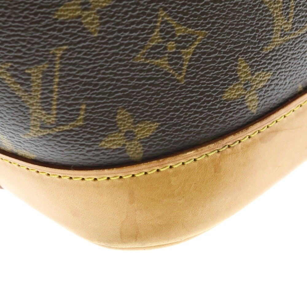 LOUIS VUITTON(ルイヴィトン) モノグラム アルマ ハンドバッグ ブラウン レザー×PVC ゴールド金具 M51130 レディース