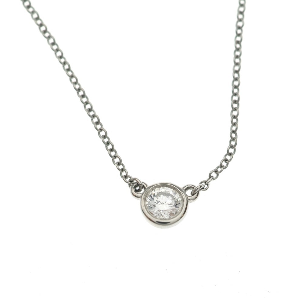 TIFFANY & Co.(ティファニー) バイザヤード 1PDネックレス ペンダント Pt950 プラチナ レディース