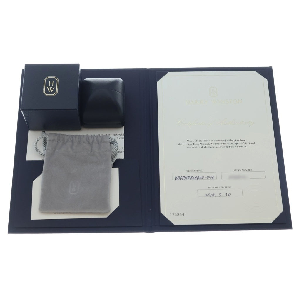 HARRY WINSTON(ハリーウィンストン) ラウンドカット プロングセット フルエタニティ ダイヤ リング 指輪 Pt950 プラチナ