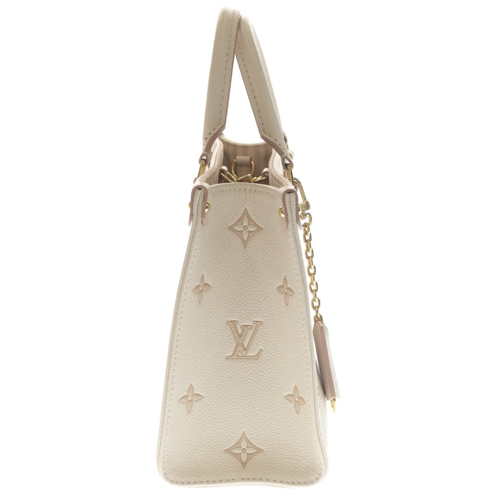 LOUIS VUITTON(ルイヴィトン) モノグラムアンプラント エデン オンザゴーPM 2WAYバッグ ハンドバッグ ショルダーバッグ ライトピンク レザー M14403 ゴールド金具 レディース